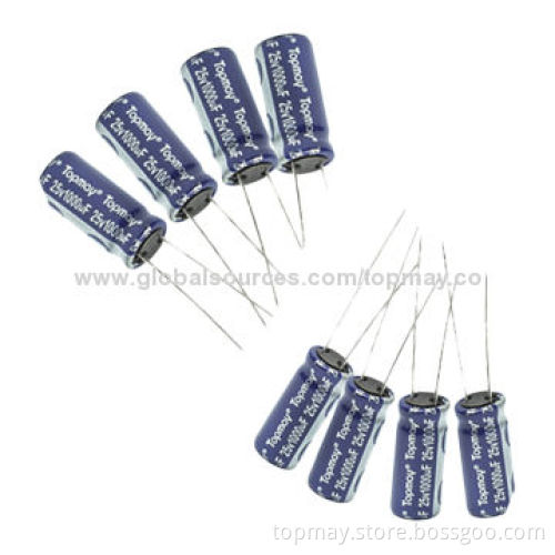Aluminum Electrolytic Capacitors with 6.3 to 450V Rated Voltage and ±20% ToleranceNew